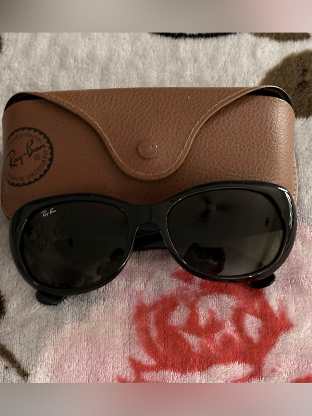 Ray-Ban 4325 Women's Black Sunglasses with Brown Case